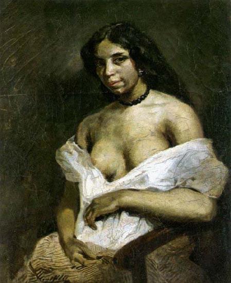 Eugene Delacroix Aspasia oil painting image